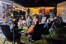 Familiencamping im Herbst